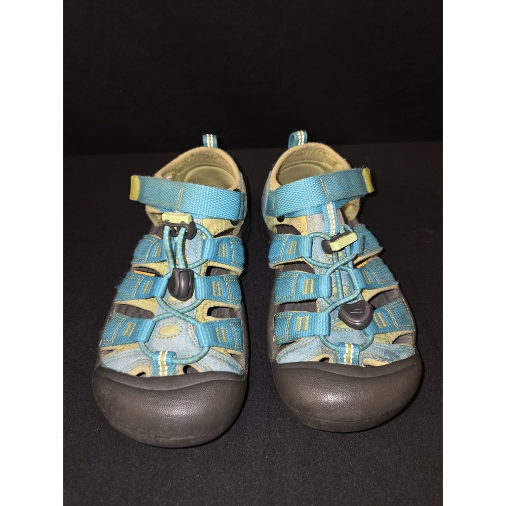 keen newport kids‎ youth size 2 shoes green wateproof athletic sandals